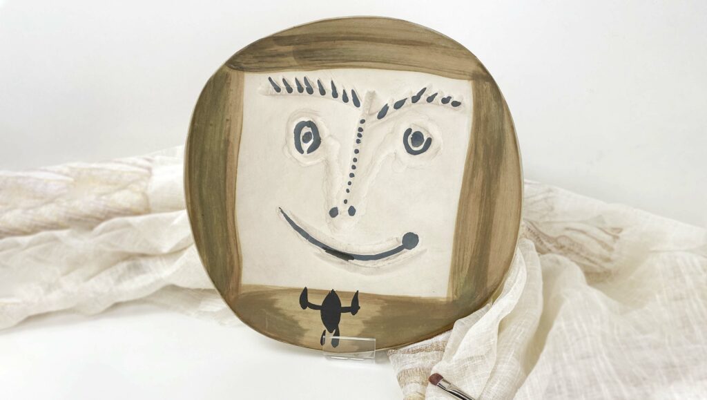 Pablo Picasso Keramik Teller, Porzellan kaufen und verkaufen, Auktionshaus Rapp