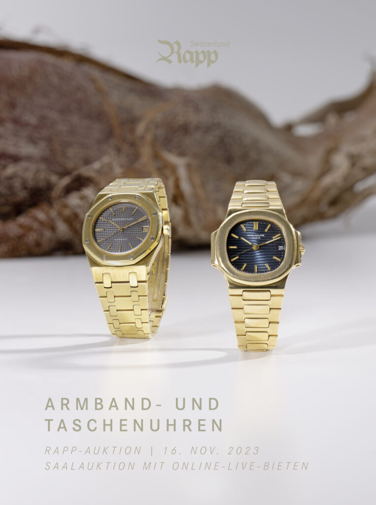 Auktionskatalog Rapp Auktion 2023: Armband- und Taschenuhren